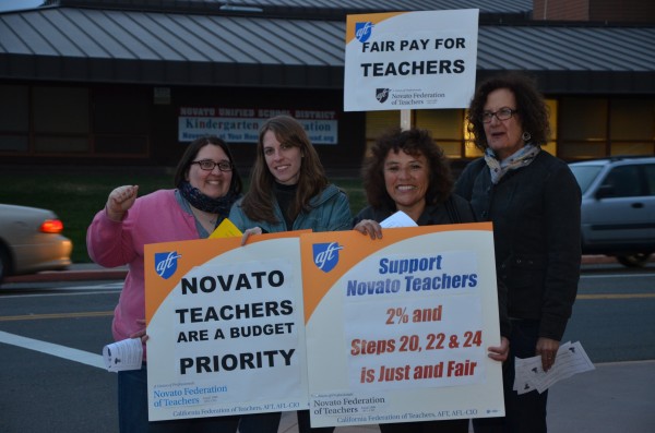NUSD Teachers Protesting 2/28/2012