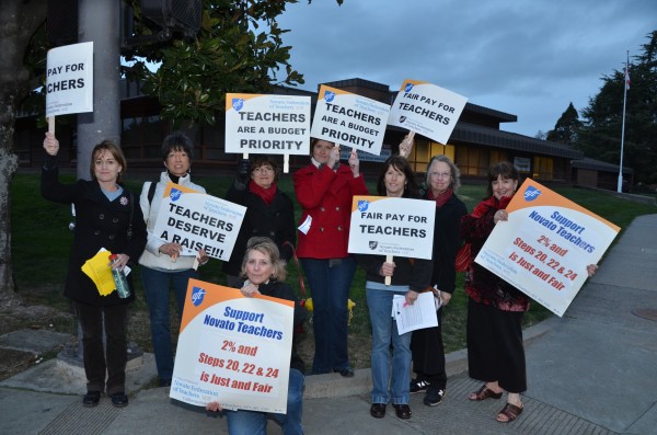 NUSD Teachers Protesting 2/28/2012