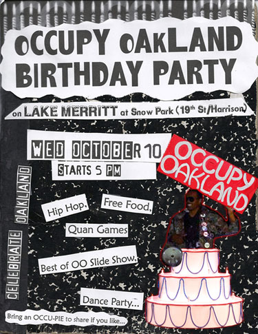 Occupy Oakland Birthday Party @ Snow Park | Oakland | California | United States