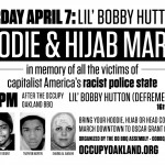 HOODIE & HIJAB MARCH following this Saturday’s BBQ – April 7 – 7:30pm