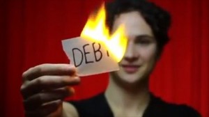 burning-debt-woman