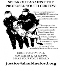 Youth Curfew Proposal At City Council Public Safety Committee @ Oakland City Hall | Oakland | California | United States