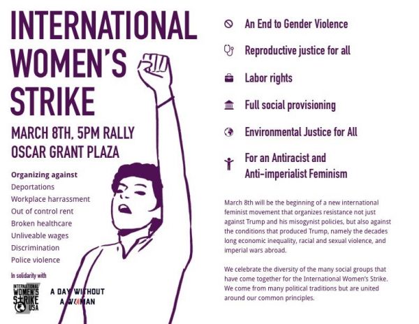 International Women's Day: Women's Strike, Rally, Speakout, More @ Oscar Grant Plaza | Oakland | California | United States