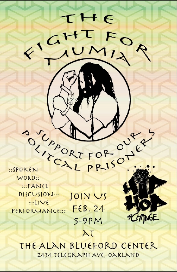 The Fight for Mumia - Support for our Political Prisoners @ Alan Blueford Center for Justice | Oakland | California | United States